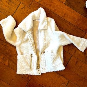 Soft off-white detailed jacket